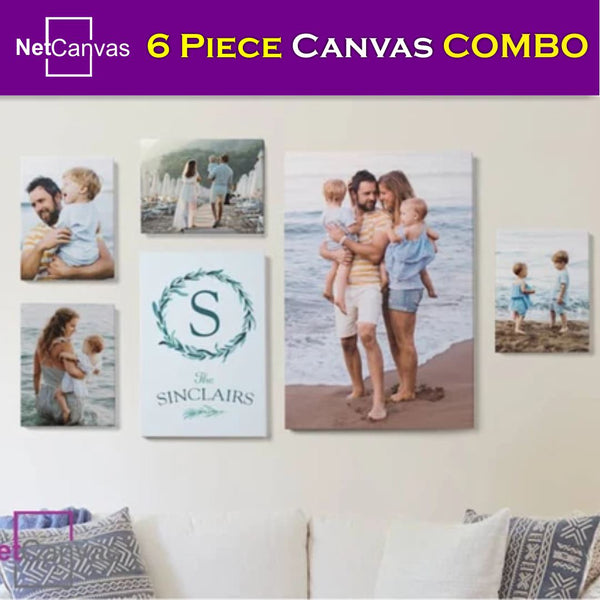 6 Piece Canvas Combo Classic Canvas NetCanvas 