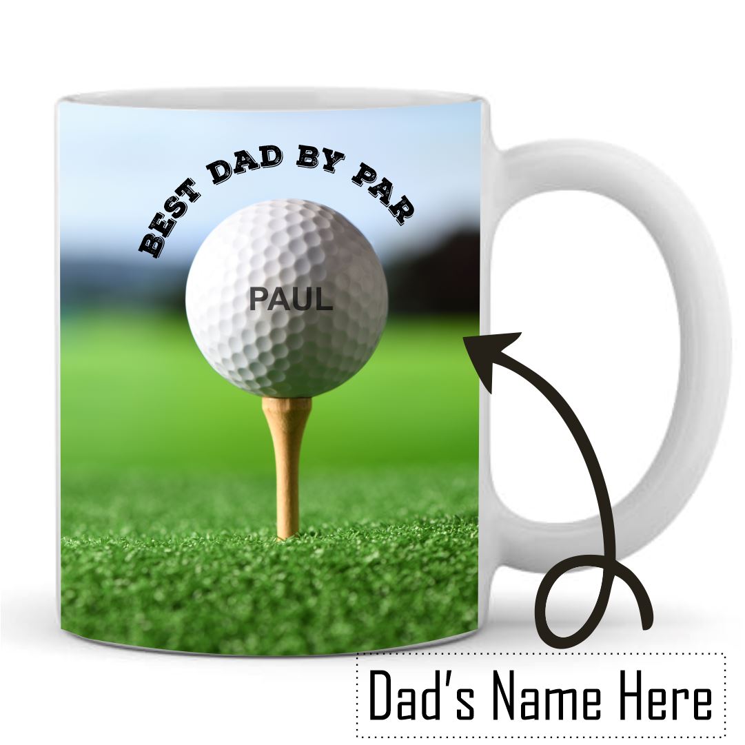 Best Dad by Par Mug Classic Canvas NetCanvas 